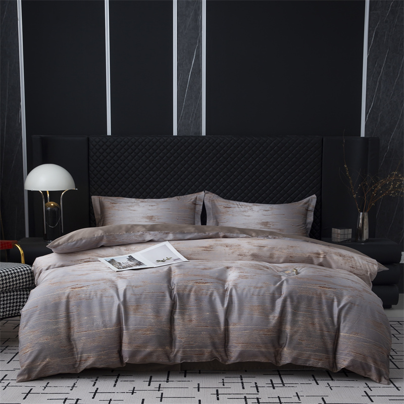 Zestaw pościeli z bawełny 100S, nowy design z nadrukiem cyfrowym