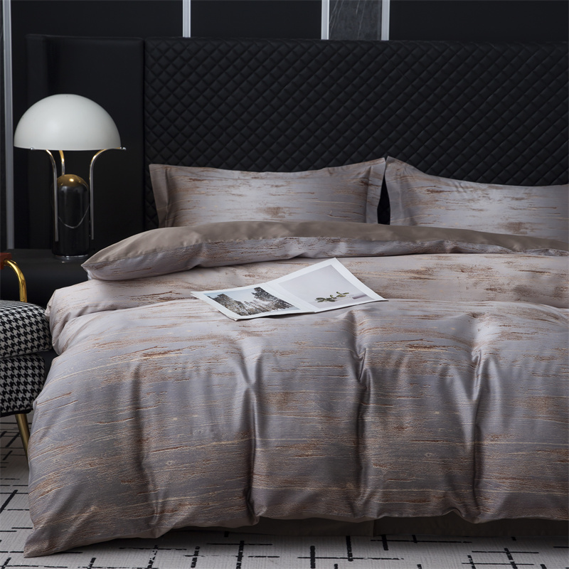 Zestaw pościeli z bawełny 100S, nowy design z nadrukiem cyfrowym Zestaw pościeli z bawełny 100S, nowy design z nadrukiem cyfrowym