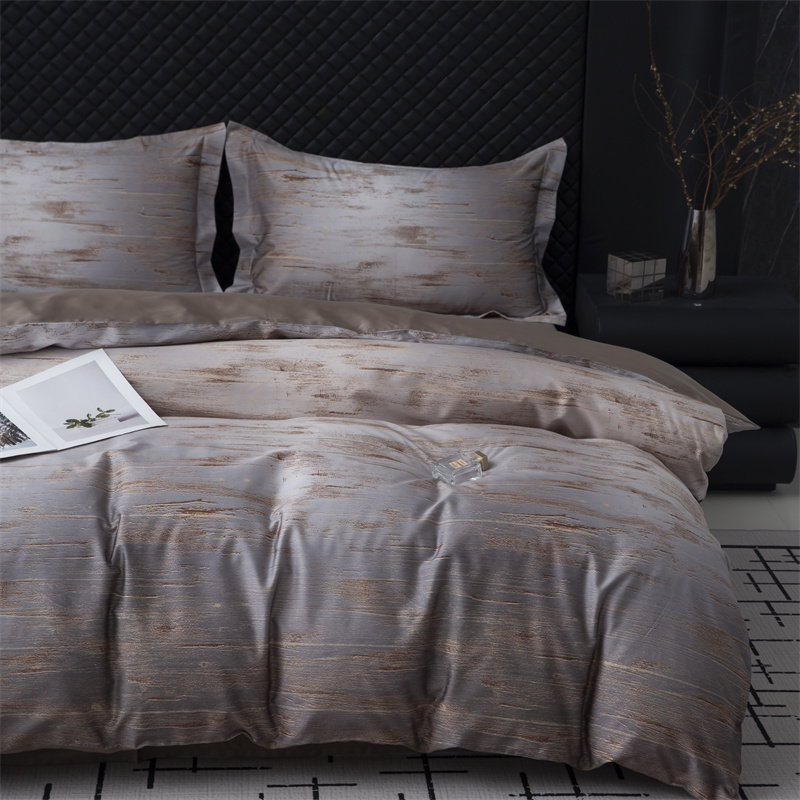 Zestaw pościeli z bawełny 100S, nowy design z nadrukiem cyfrowym Zestaw pościeli z bawełny 100S, nowy design z nadrukiem cyfrowym