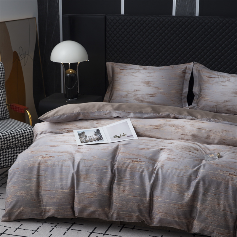 Zestaw pościeli z bawełny 100S, nowy design z nadrukiem cyfrowym Zestaw pościeli z bawełny 100S, nowy design z nadrukiem cyfrowym