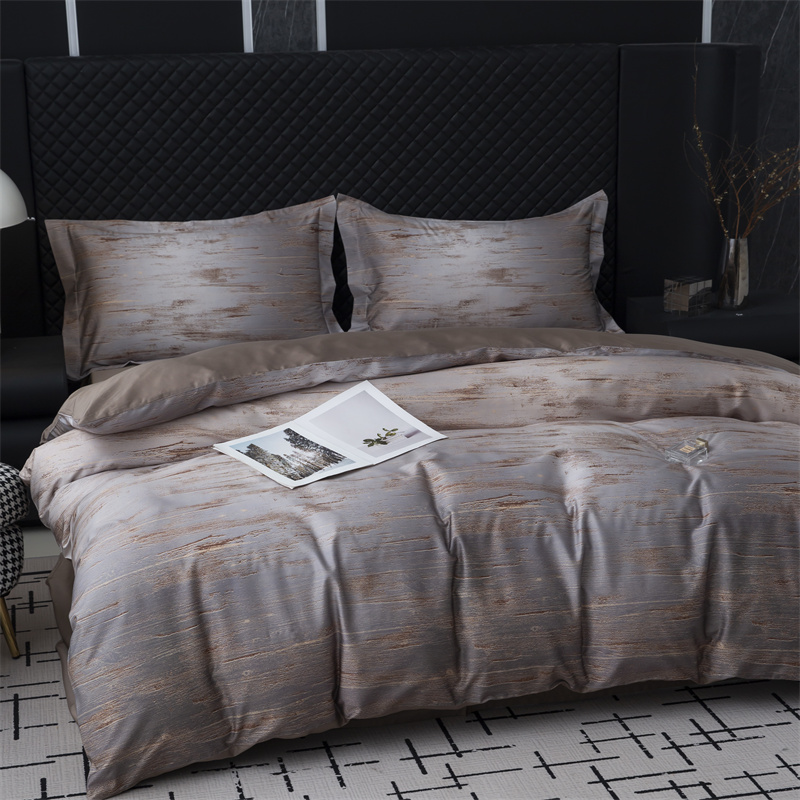 Zestaw pościeli z bawełny 100S, nowy design z nadrukiem cyfrowym Zestaw pościeli z bawełny 100S, nowy design z nadrukiem cyfrowym