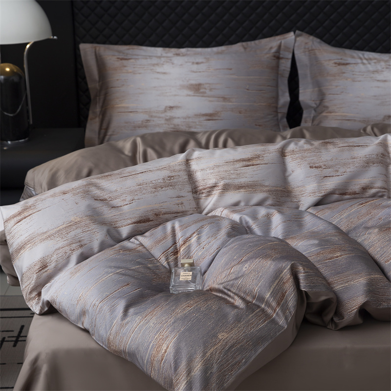 Zestaw pościeli z bawełny 100S, nowy design z nadrukiem cyfrowym Zestaw pościeli z bawełny 100S, nowy design z nadrukiem cyfrowym