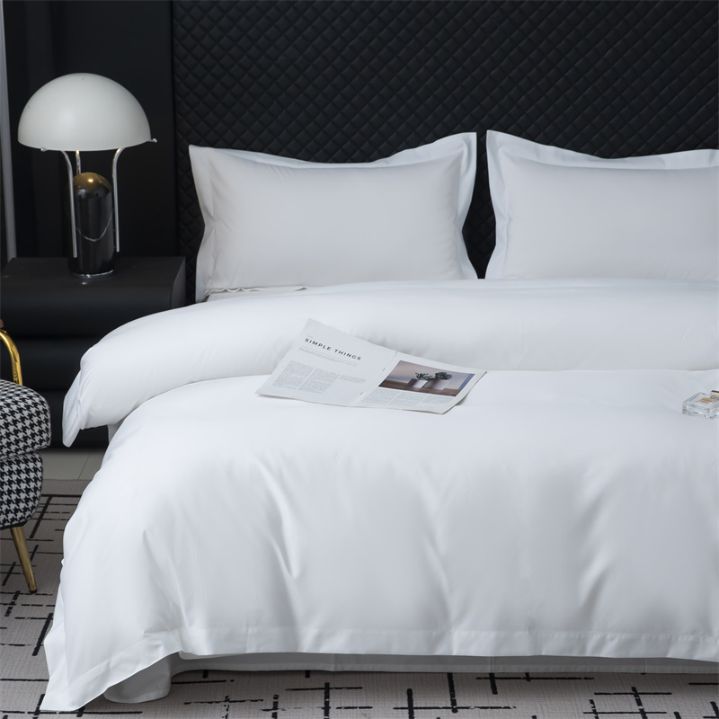 Zestaw pościeli z tkaniny 50% bawełna i 50% poliester 300TC do hotelu Star Zestaw pościeli z tkaniny 50% bawełna i 50% poliester 300TC do hotelu Star