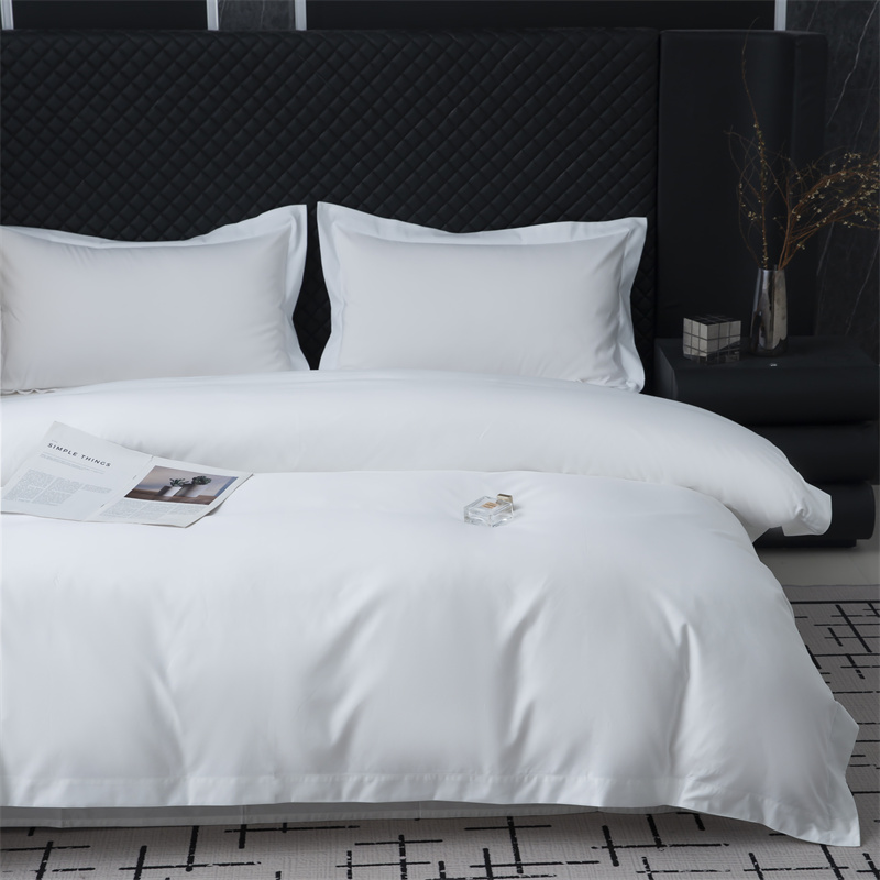 Zestaw pościeli z tkaniny 50% bawełna i 50% poliester 300TC do hotelu Star Zestaw pościeli z tkaniny 50% bawełna i 50% poliester 300TC do hotelu Star