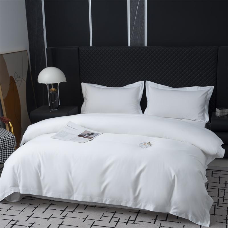 Zestaw pościeli z tkaniny 50% bawełna i 50% poliester 300TC do hotelu Star Zestaw pościeli z tkaniny 50% bawełna i 50% poliester 300TC do hotelu Star
