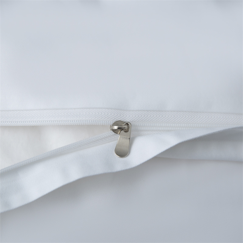 Nowy wzór haftu Zestaw pościeli z satyny bawełnianej 500TC Nowy wzór haftu Zestaw pościeli z satyny bawełnianej 500TC