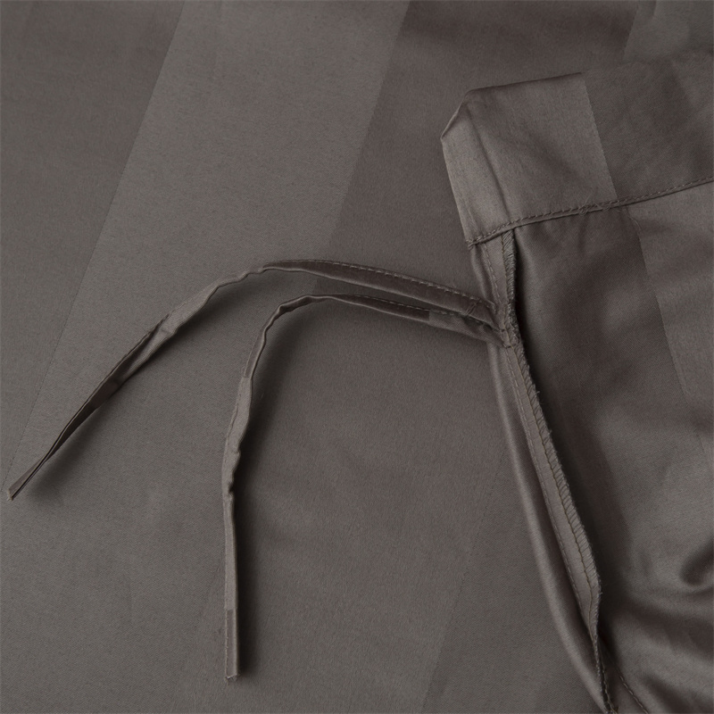 Zestaw pościeli z satyny bawełnianej 750TC w paski o średnicy 7 cm Zestaw pościeli z satyny bawełnianej 750TC w paski o średnicy 7 cm