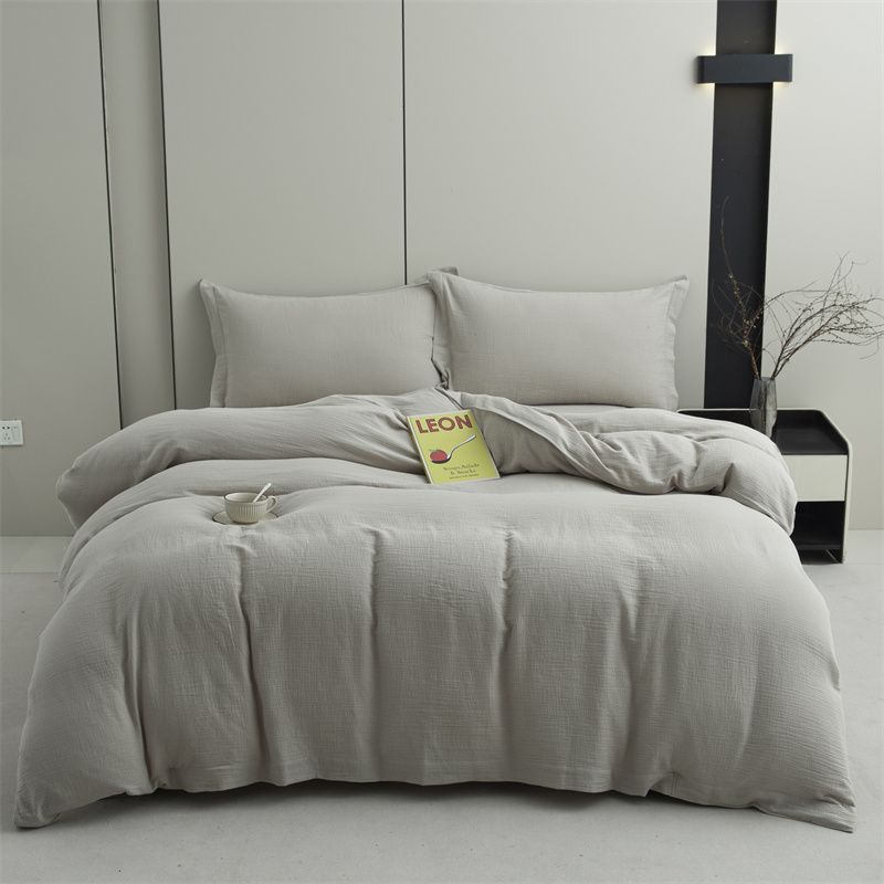 Zestaw pościeli z dwuwarstwowej gazy, wykonany w 100% z bawełny. Super miękka pościel