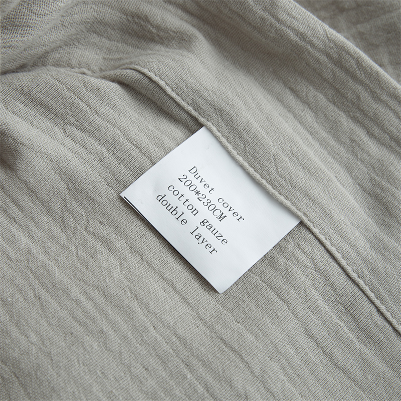 Zestaw pościeli z dwuwarstwowej gazy, wykonany w 100% z bawełny. Super miękka pościel Zestaw pościeli z dwuwarstwowej gazy, wykonany w 100% z bawełny. Super miękka pościel