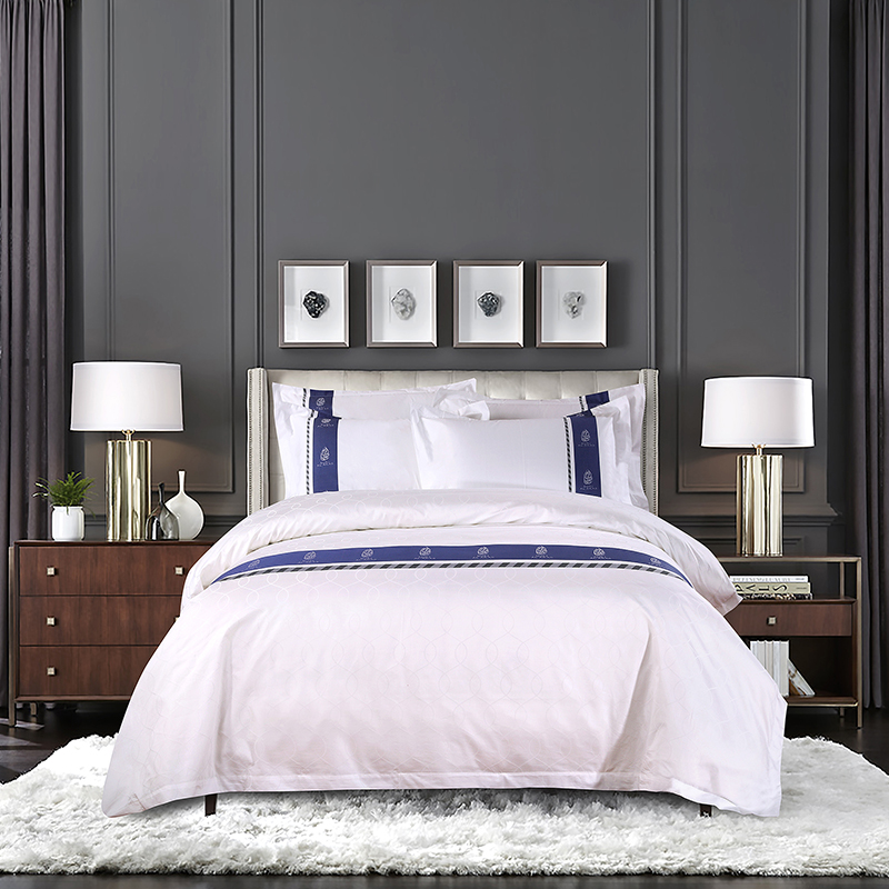 Przędza barwiona na zamówienie, zestaw pościeli ze 100% bawełny